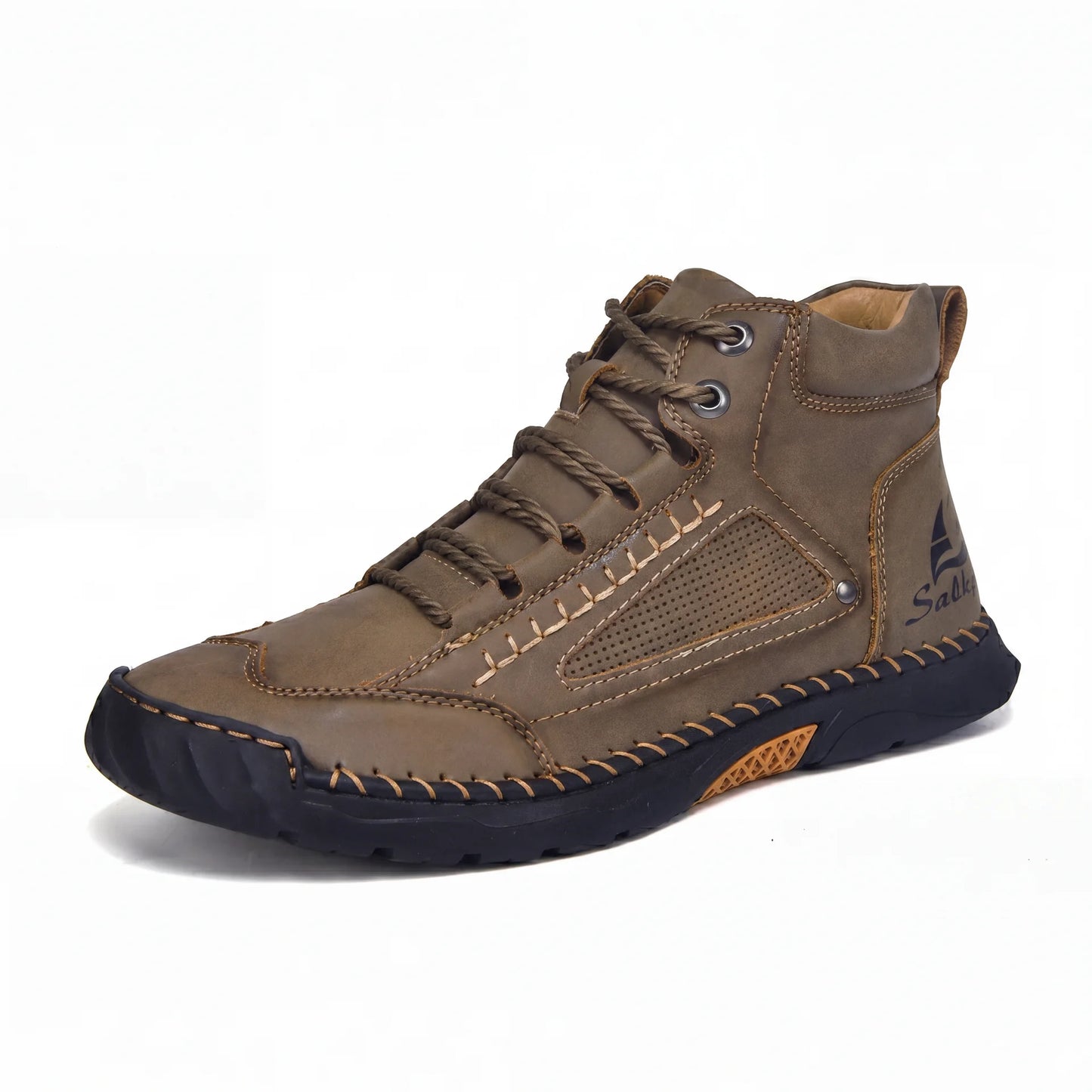 VogSalkin 2.0 - Botas Barefoot todo-terreno com sola vulcanizada e couro vegano impermeável