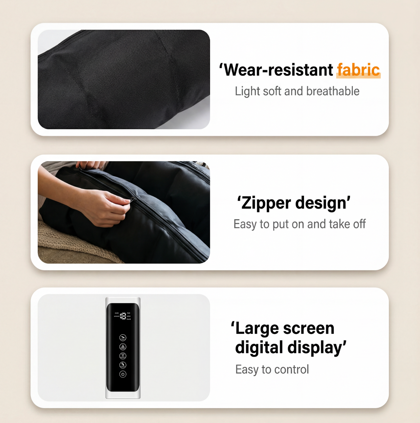 Massaggiatore di Compressione - Gambe Complete 360° 