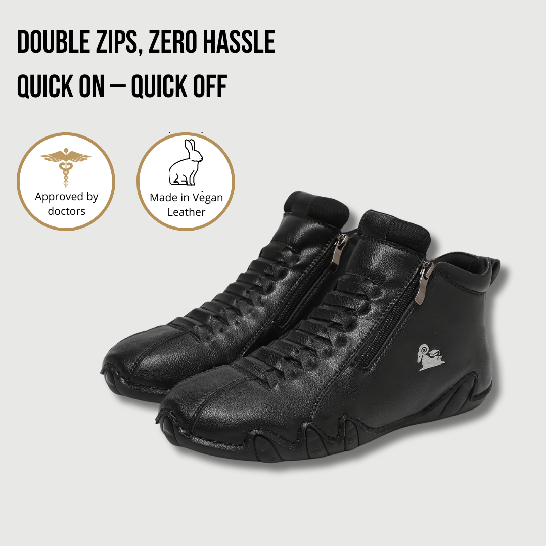 VogBeck 2.0 – Oddychające Buty Ortopedyczne z Podwójnym Zamkiem Komfort 