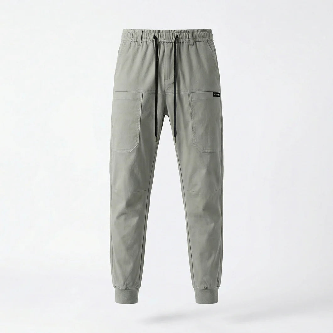 Calças cargo confortáveis e funcionais com múltiplos compartimentos 